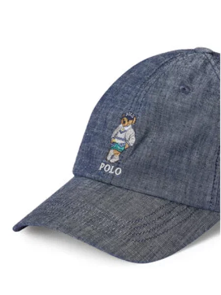 Kepurė su snapeliu Polo Ralph Lauren Tamsiai mėlyna