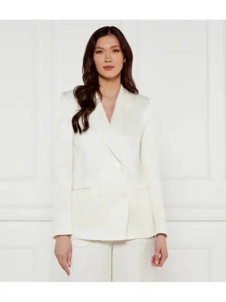 TWINSET Sacou | cu adaos de in alb