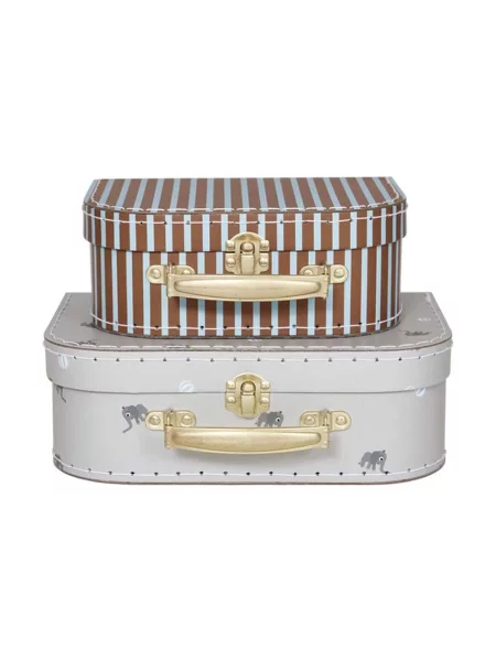 Куфар OYOY Mini Suitcase Elephant 2 броя