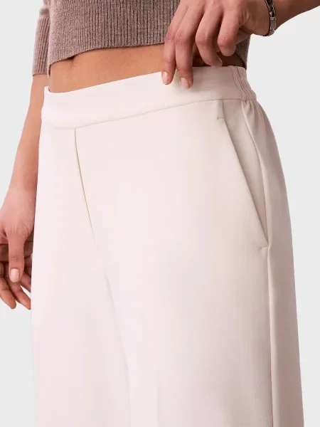 Брюки Calvin Klein из крепа белые