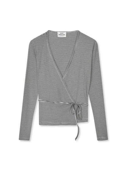 Bluzka Mads Norgaard w paski czarna