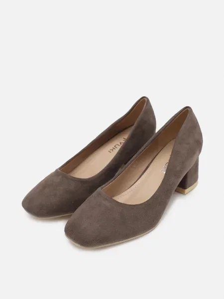 Туфлі YUKI екошкіра коричневий