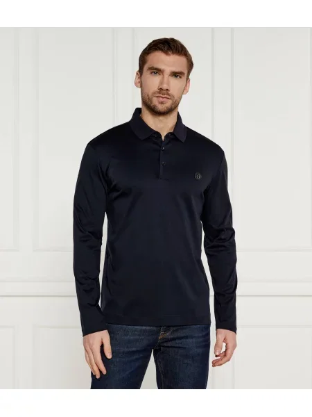 Tricou polo Boss Black negru