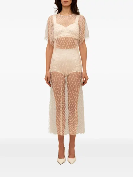 Rochie midi Contessa Mills alb