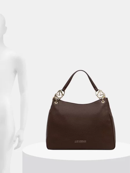 Műbőr shopper táska Love Moschino barna