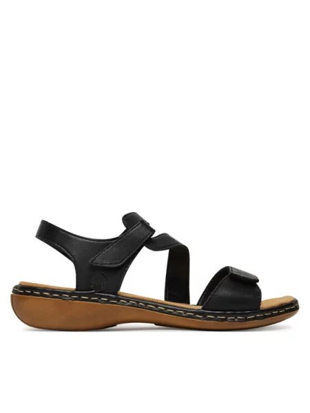 Rieker Sandale negru
