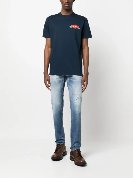 Μπλούζα Dsquared2 με σχέδιο μπλε