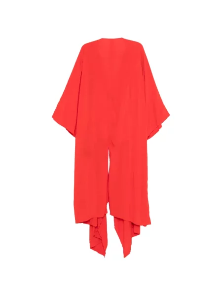 Palton Yohji Yamamoto drapat roșu