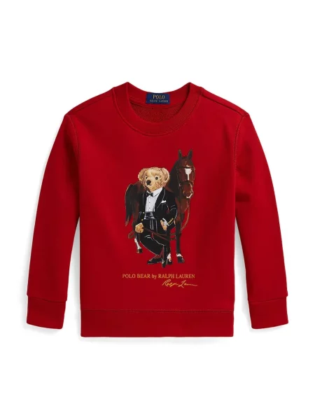 Polo Ralph Lauren Dětská mikina červená