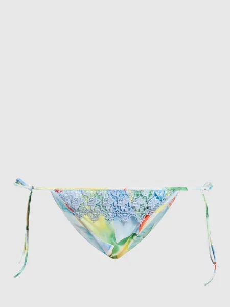 Мереживні труси Charo Ruiz з принтом блакитні