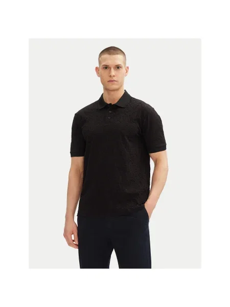 Armani Exchange Pólóing Regular Fit fekete