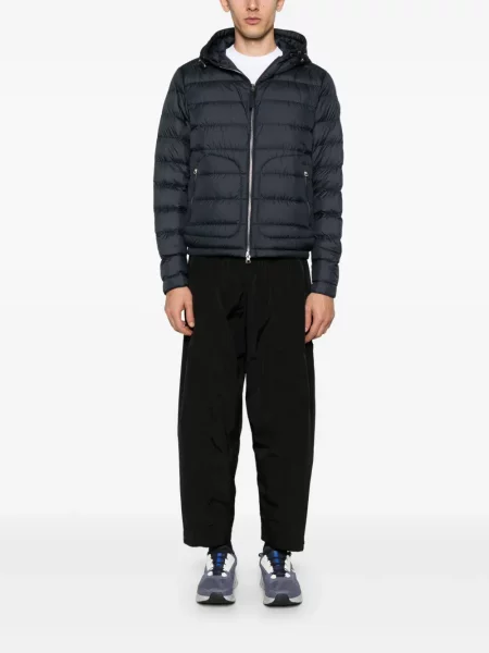 Geacă cu puf Moncler albastru