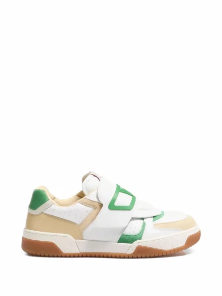 Sneakerși Valentino Garavani cu bretele alb