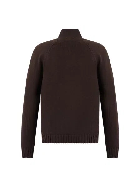 Sweter Slowear wełniany brązowy