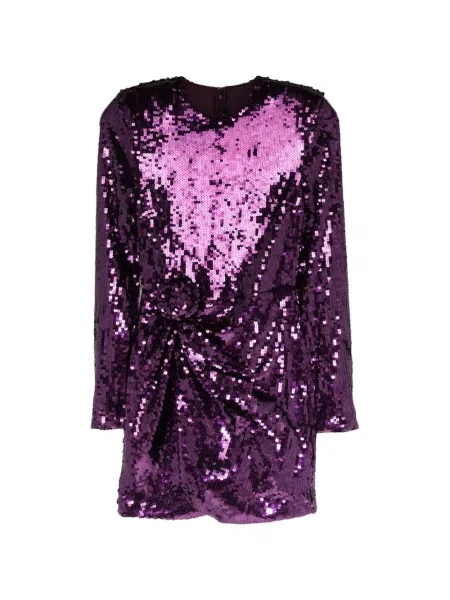 Lung rochie mini Rotate Birger Christensen cu paiete violet