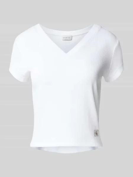 Koszulka Calvin Klein Jeans biała
