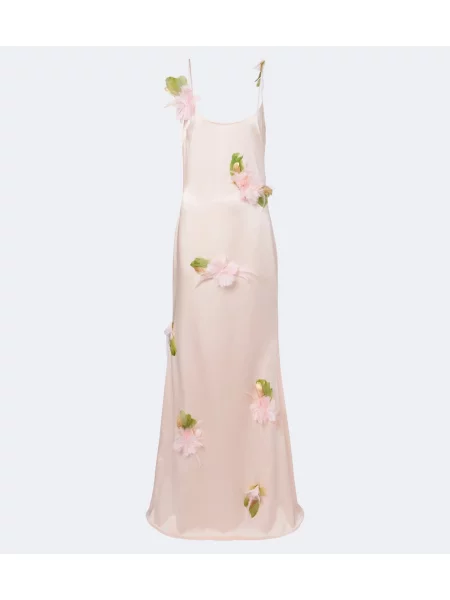 Rochie The New Arrivals Ilkyaz Ozel din satin roz