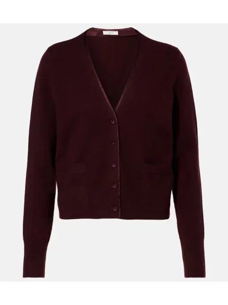 Cardigan Vince de lână bordo