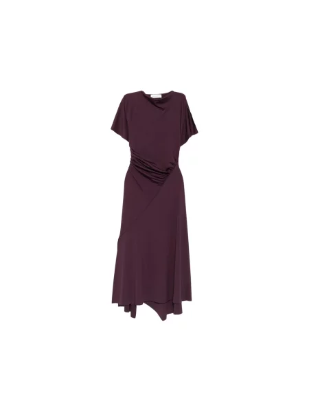 Sukienka Victoria Beckham fioletowa