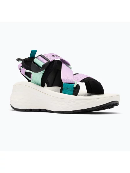 Sandale pentru femei Columbia Konos Elevate Strap black/sea ice negru