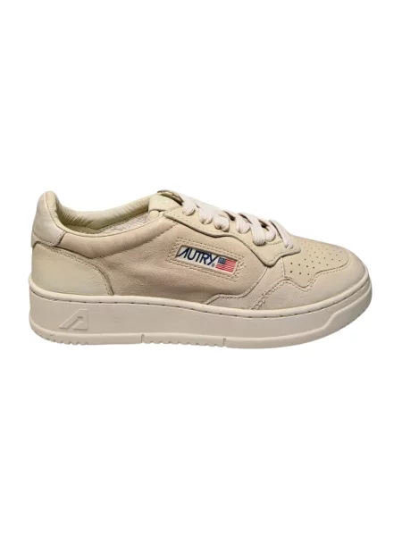 Sneakersy Autry skórzane białe