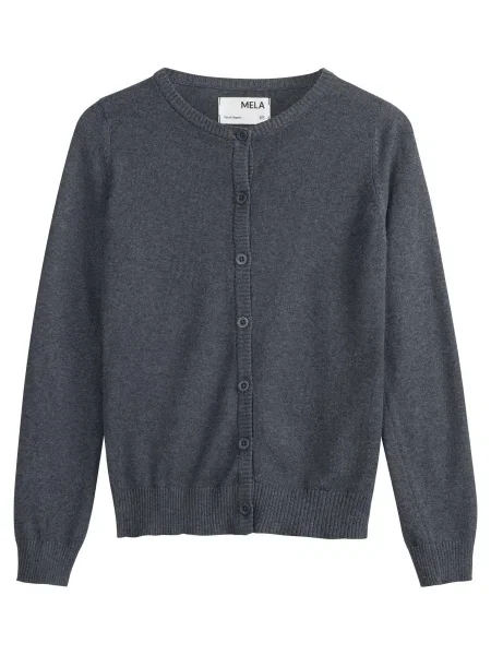 MELA Geacă tricotată Nameen metalic gri