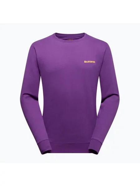 Мъжки суитшърт La Sportiva Climbing On The Moon viola/giallo виолетово