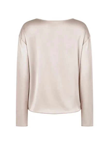 Lung bluză Emporio Armani din satin