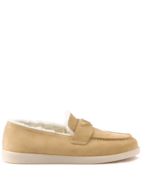 Semišové loafers Prada