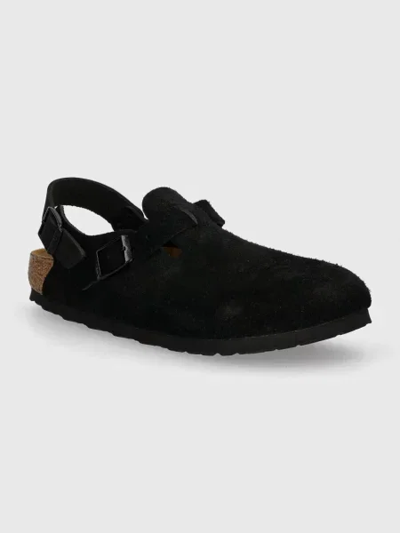 Замшеві кросівки Birkenstock чорні