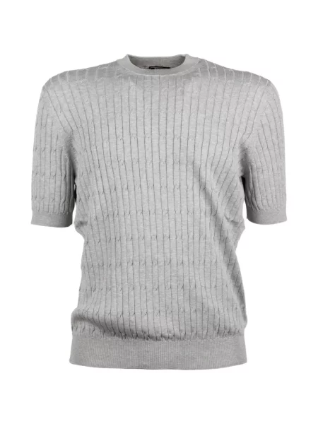 Tricou Peserico cu nervuri gri