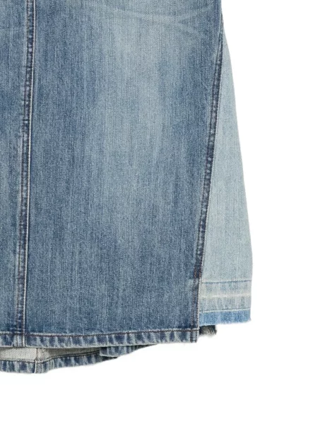 Fustă din denim Juun.j albastru