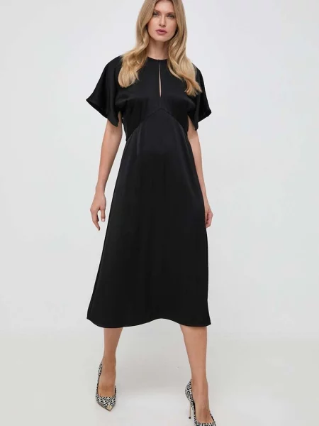 MICHAEL Michael Kors rochie midi evazati negru