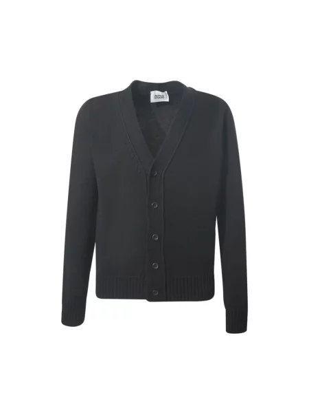 Sweter Alpha Studio wełniany czarny