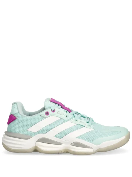 Бягане топ Adidas изрязани с принт бяло