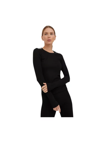 Lniany top sportowy Helly Hansen czarny