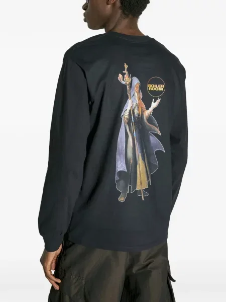 Lung tricou Boiler Room negru