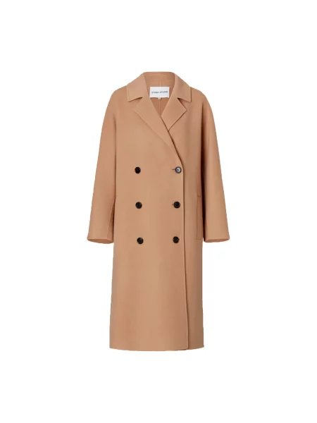Płaszcz Stand Studio wełniany brązowy