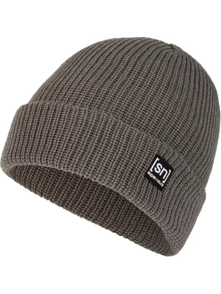 SUPER.NATURAL Czapka MERINO BASIC BEANIE one size zielona