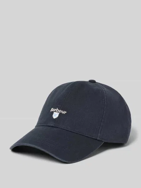 Czapka z daszkiem z czystej bawełny model ‘CASCADE’ Barbour granatowa