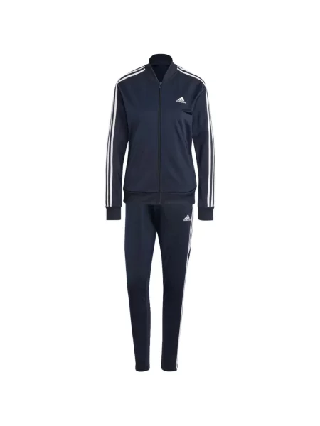Leggings Adidas cu dungi alergare maro