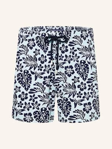 Vilebrequin Koupací Šortky Moorise tmavě modrá/ tyrkysová modrý