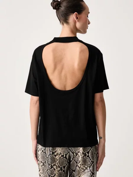 Karl Lagerfeld Jeans tricou pentru femei cu negru