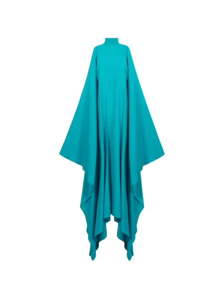 Rochie Taller Marmo asimetrică albastru