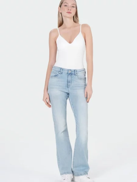 M.O.D MIRACLE OF DENIM Jeans deschis albastru
