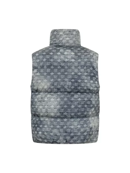 Kamizelka puchowa Dsquared2 niebieska
