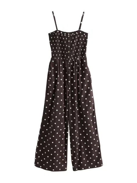 Next Salopeta negru alb