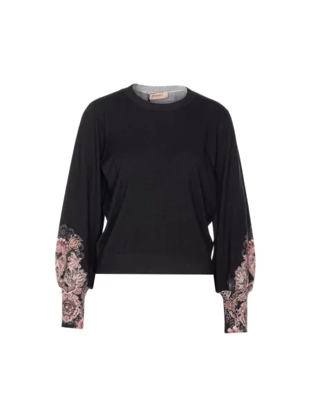 Sweter Twinset czarny