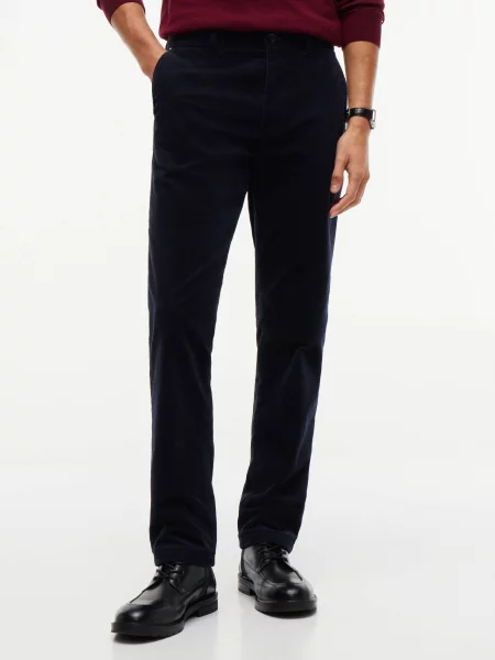 Tommy Hilfiger Chino nadrág Denton | kordbársony kék