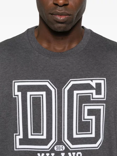 Tricou Dolce & Gabbana cu imagine gri